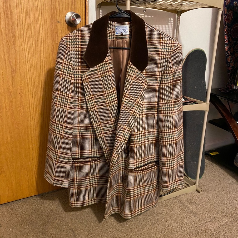 Vintage Pendleton Houndstooth Blazer